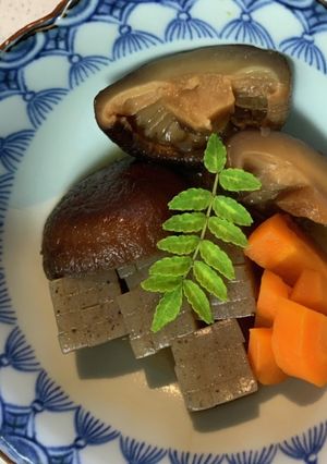 煮物 椎茸 こんにゃく 超簡単-レシピのメイン写真