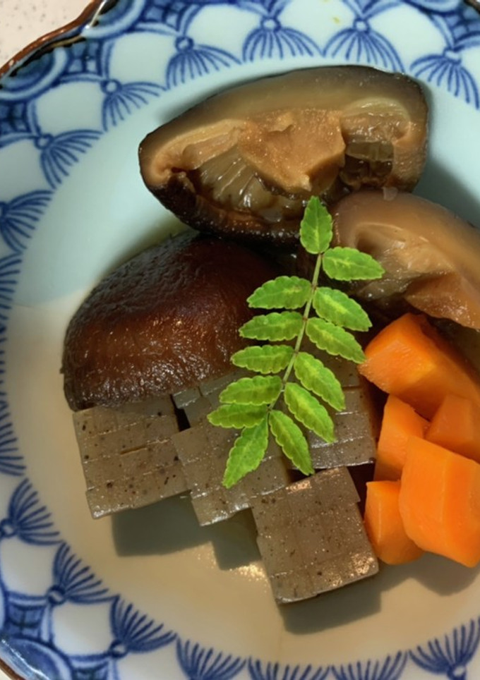 煮物　椎茸　こんにゃく　超簡単-レシピのメイン写真