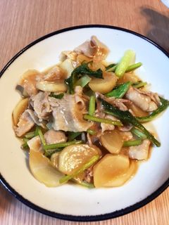 豚バラとかぶの炒め煮-レシピのメイン写真
