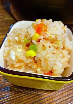 離乳食期〜幼児期★炊飯器チキンライス-レシピのメイン写真