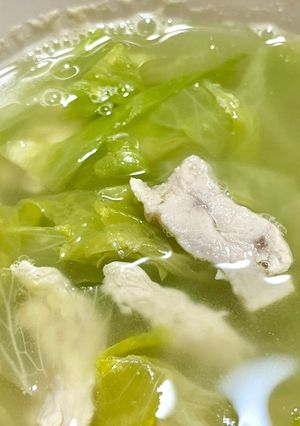 レタススープ（鶏肉篇）-レシピのメイン写真