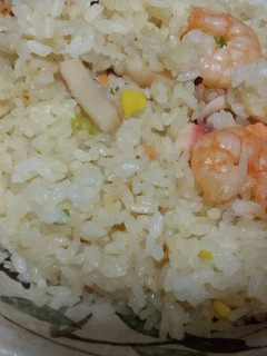 昨夜の夜食カップ麺残りスープで作るピラフ-レシピのメイン写真