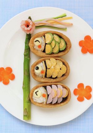 こどもの日に～鯉のぼりいなり寿司～-レシピのメイン写真