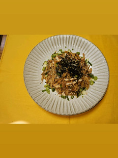 ヨウサマの減塩チキンと牛蒡の鰹節和え-レシピのメイン写真