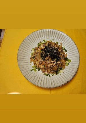 ヨウサマの減塩チキンと牛蒡の鰹節和え-レシピのメイン写真