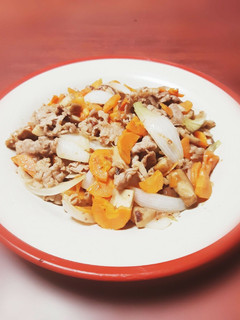 簡単◎豚肉と新玉ねぎの和風炒め-レシピのメイン写真