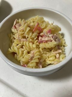 シーチキンとカリカリ梅のマカロニサラダ風-レシピのメイン写真
