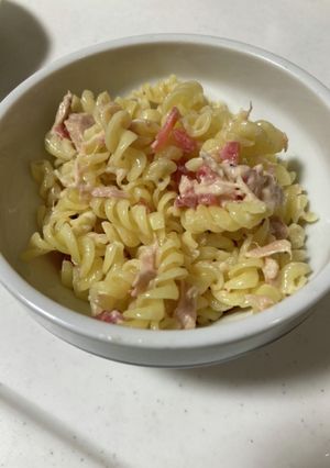 シーチキンとカリカリ梅のマカロニサラダ風-レシピのメイン写真