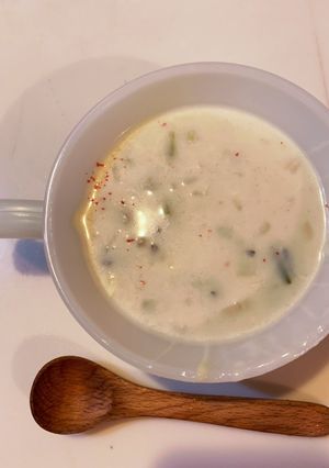 アメリカの味　ブロッコリーチェダースープ-レシピのメイン写真