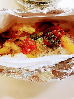 絶品!鯛の包み焼き~アクアパッツア風~-レシピのメイン写真