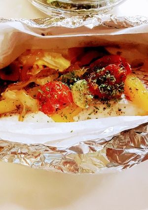 絶品！鯛の包み焼き～アクアパッツア風～-レシピのメイン写真