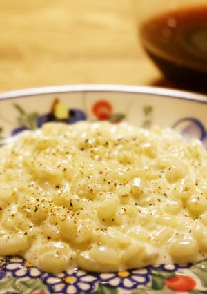蒸しもち麦のチーズリゾット風-レシピのメイン写真