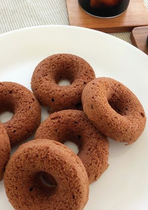 卵なし＊薄力粉で作る＊簡単焼きドーナツ-レシピのメイン写真