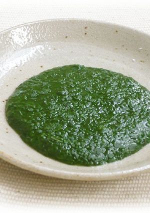 【離乳初期】つぶし野菜（青菜）-レシピのメイン写真