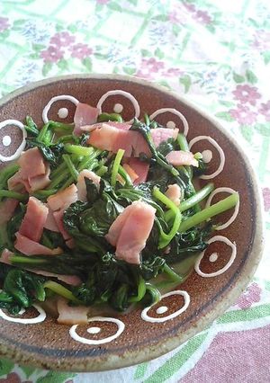 ほうれん草のソテー-レシピのメイン写真