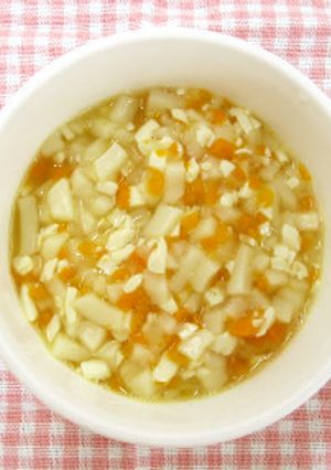 【離乳中期】けんちんうどん-レシピのメイン写真