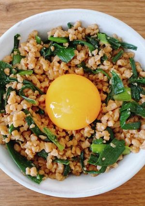 大豆ミートとニラのスタミナ丼-レシピのメイン写真