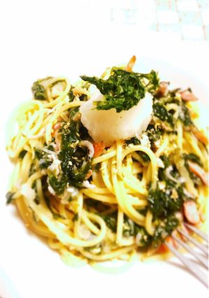 極上海苔の満腹パスタ-レシピのメイン写真