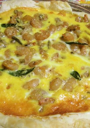 菊池水田ごぼうとバナメイエビのキッシュ-レシピのメイン写真