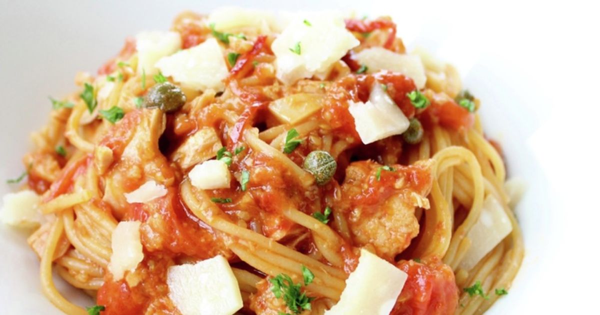 旨！【ツナケッパーのトマトソースパスタ】 by mieuxkanon