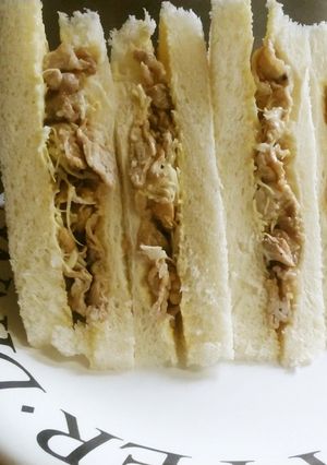 焼き肉サンドイッチ-レシピのメイン写真