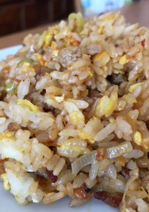 簡単おいしい豚挽肉のピリ辛チャーハン-レシピのメイン写真