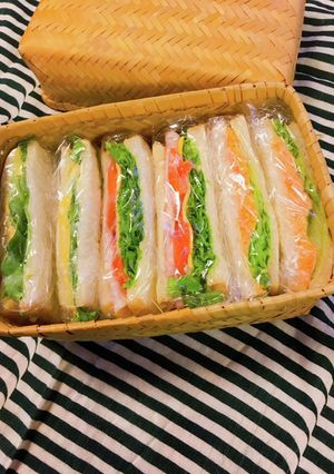 パートナーのお弁当♡サンドウィッチ♡-レシピのメイン写真