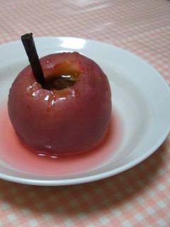 りんごの丸ごとコンポート-レシピのメイン写真