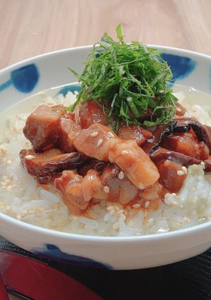 らふてー丼のだしかけご飯-レシピのメイン写真
