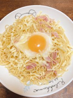 自己流パスタ!カルボナーラ-レシピのメイン写真