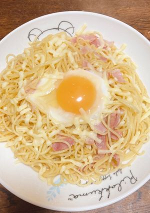 自己流パスタ!カルボナーラ-レシピのメイン写真