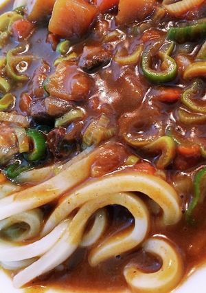 レトルトカレーうどん-レシピのメイン写真