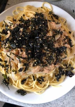 ニンニク香るツナパスタ-レシピのメイン写真