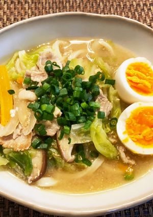 豚ばらとキャベツのうどん-レシピのメイン写真