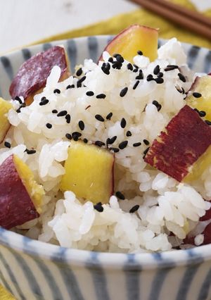 定番|炊飯器でほくほく!さつまいもご飯-レシピのメイン写真