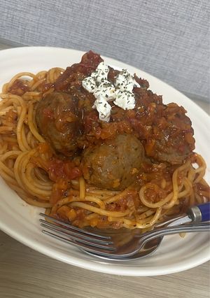 ミートボールスパゲッティ-レシピのメイン写真