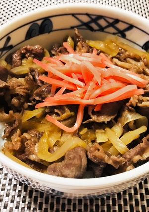 男の牛丼-レシピのメイン写真