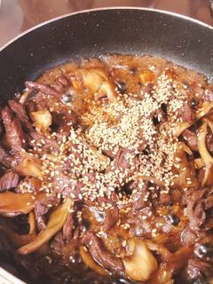 牛肉と舞茸の佃煮-レシピのメイン写真