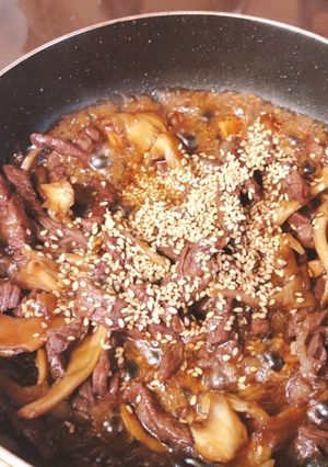 牛肉と舞茸の佃煮-レシピのメイン写真