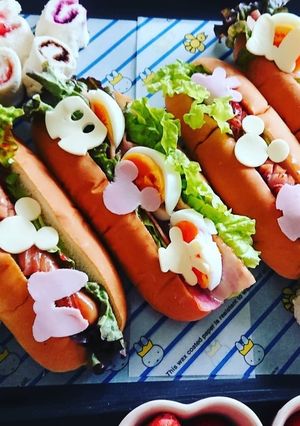 子どもと一緒にカラフルサンドイッチ-レシピのメイン写真