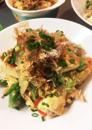 豆腐とオクラのチャンプルー-レシピのメイン写真