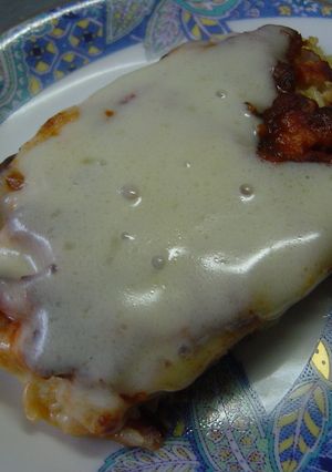 残った食パンで☆ピザパンケーキ-レシピのメイン写真