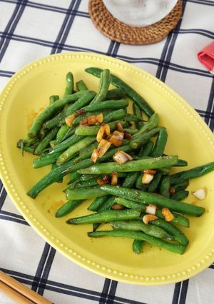 いんげんのにんにく醤油炒め-レシピのメイン写真