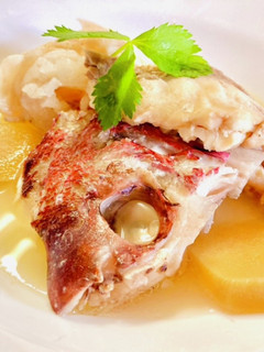 鯛のあら煮♡(塩ベース←♡!)-レシピのメイン写真