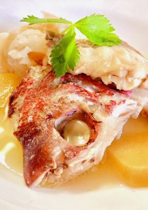 鯛のあら煮♡(塩ベース←♡!)-レシピのメイン写真