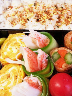 カニカマのきゅうり巻き☆簡単お弁当-レシピのメイン写真