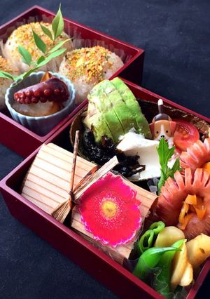 卯月28　おにぎり弁当-レシピのメイン写真