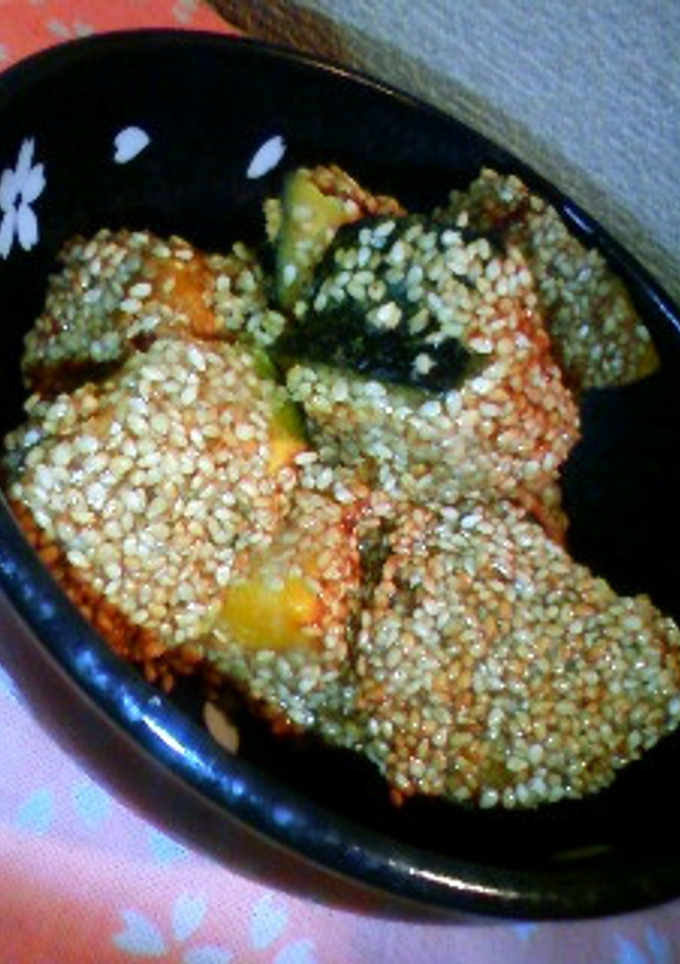かぼちゃのごま揚げ-レシピのメイン写真