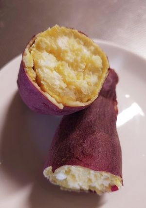 ほくほくレンチン焼き芋・簡単-レシピのメイン写真