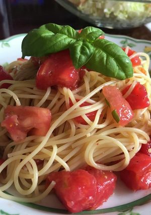 トマトの季節にぜひ！トマトの冷製パスタ-レシピのメイン写真